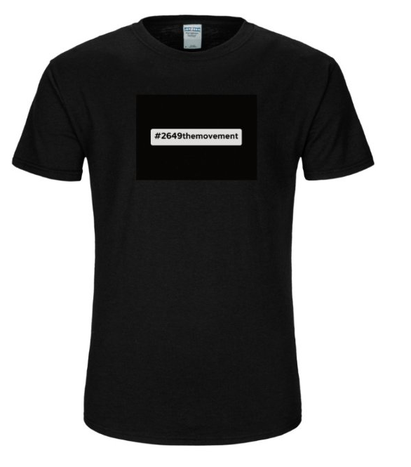 One of the best ways to spread the word in the social media world is by #. So to bring awareness to the album #2649themovement t-shirt”s will be given out free to the people that is involved in this hashtag the most. Limited quantities and #2649themovement is of free will no payment from artist or company will be issued.