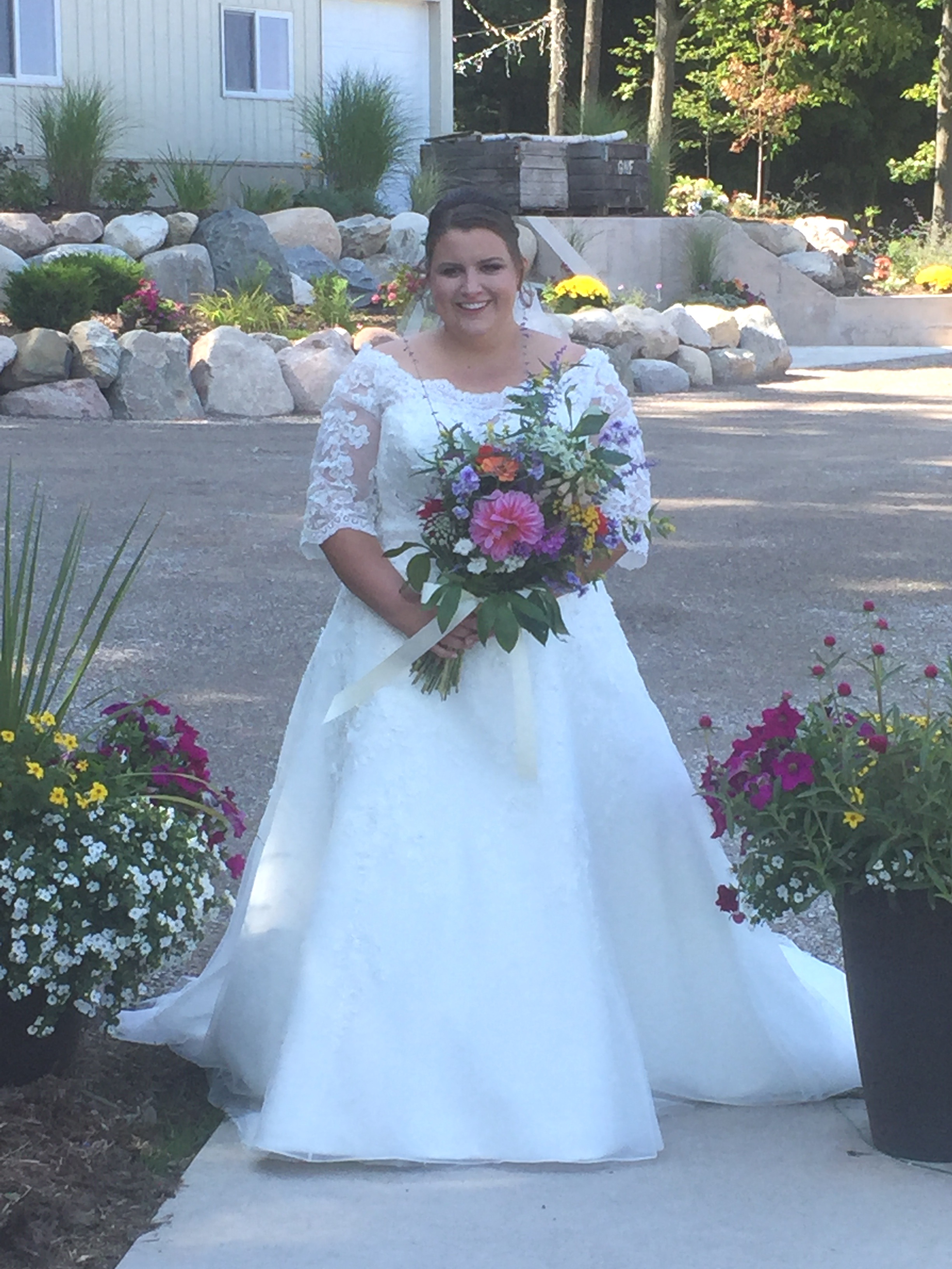 Erika on her wedding day!