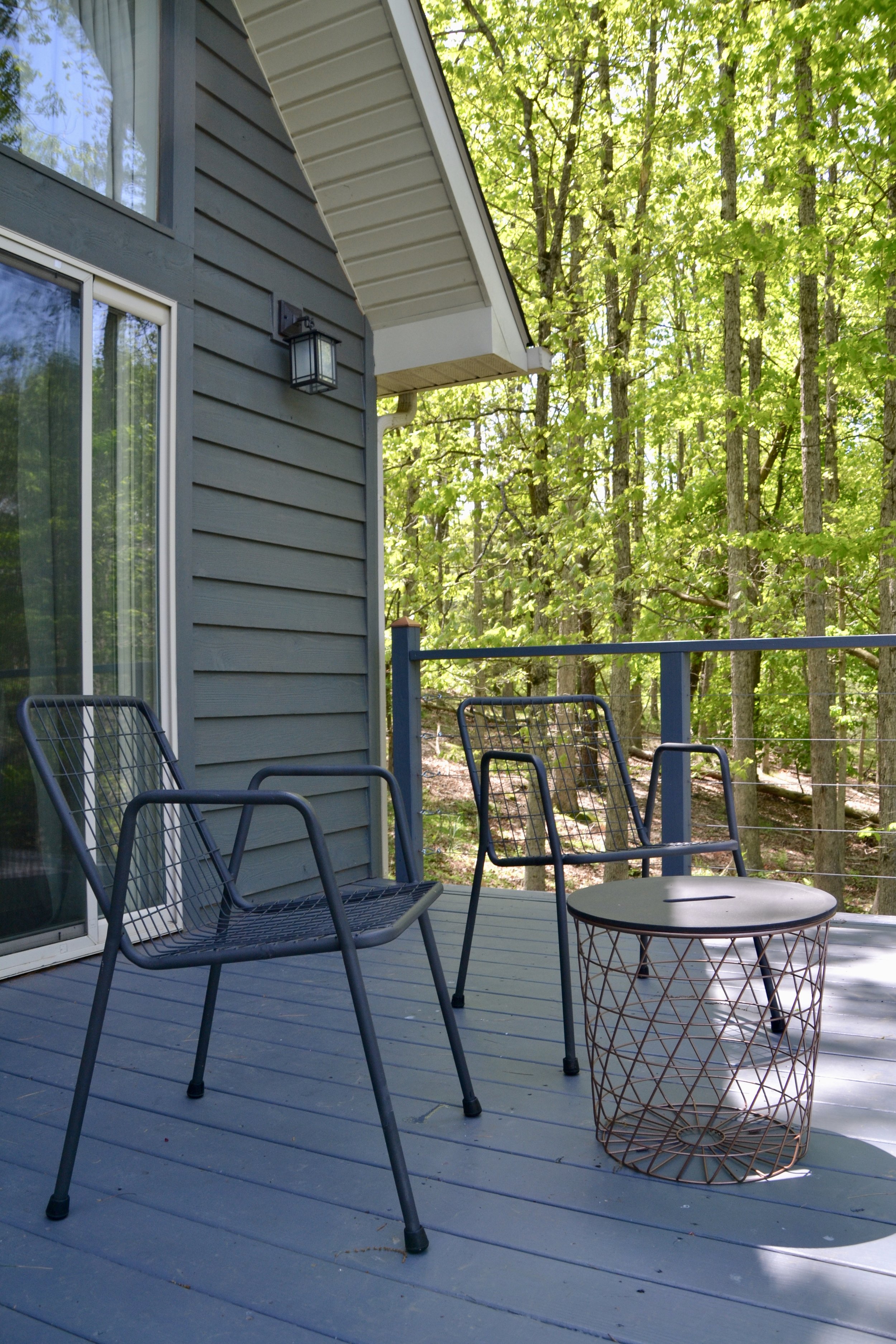 with a breathtaking view and birdsong.