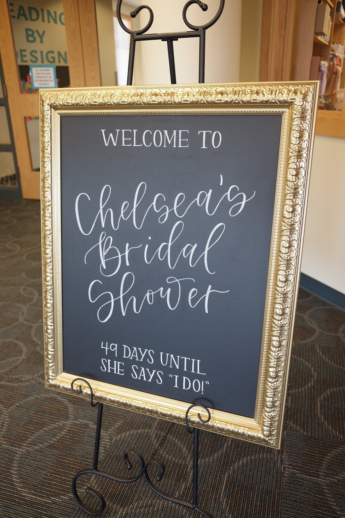 BRIDAL SHOWER WELCOME SIGN