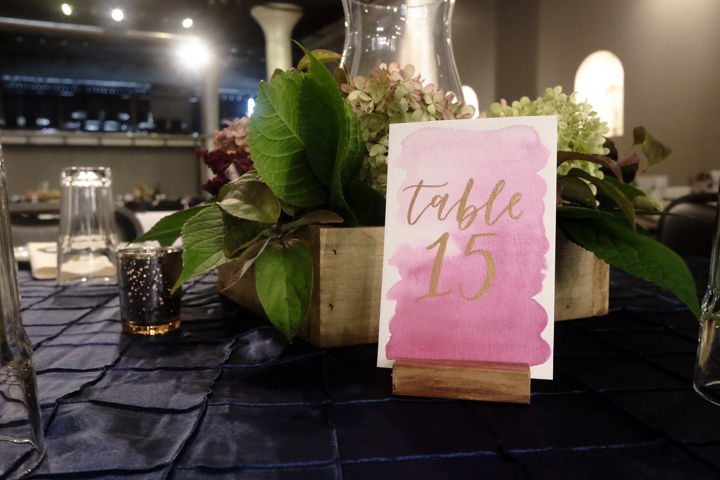 WEDDING TABLE NUMBER CARD