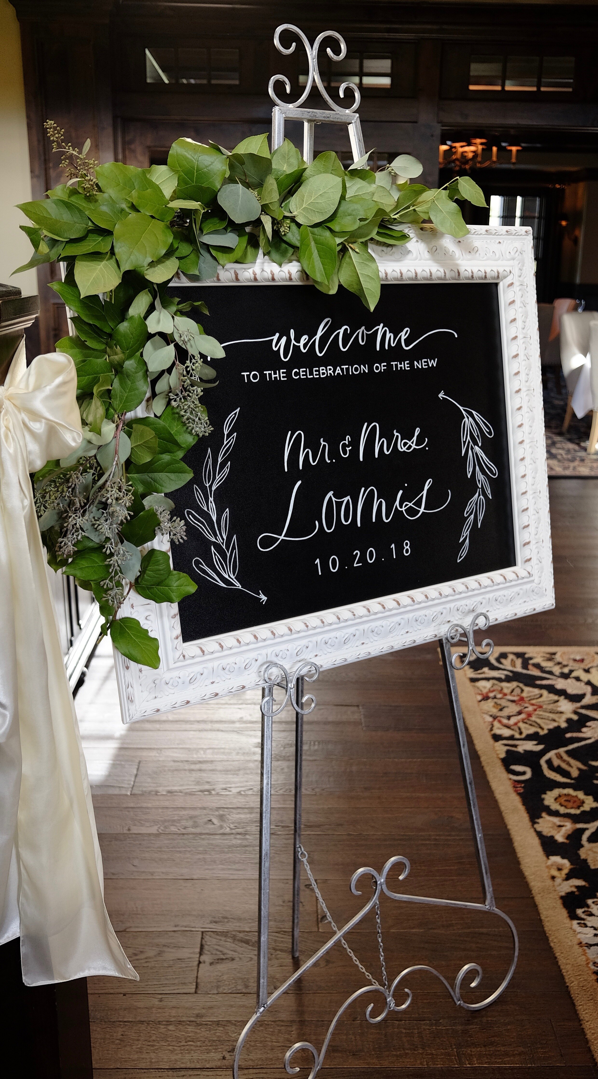 WEDDING WELCOME SIGN