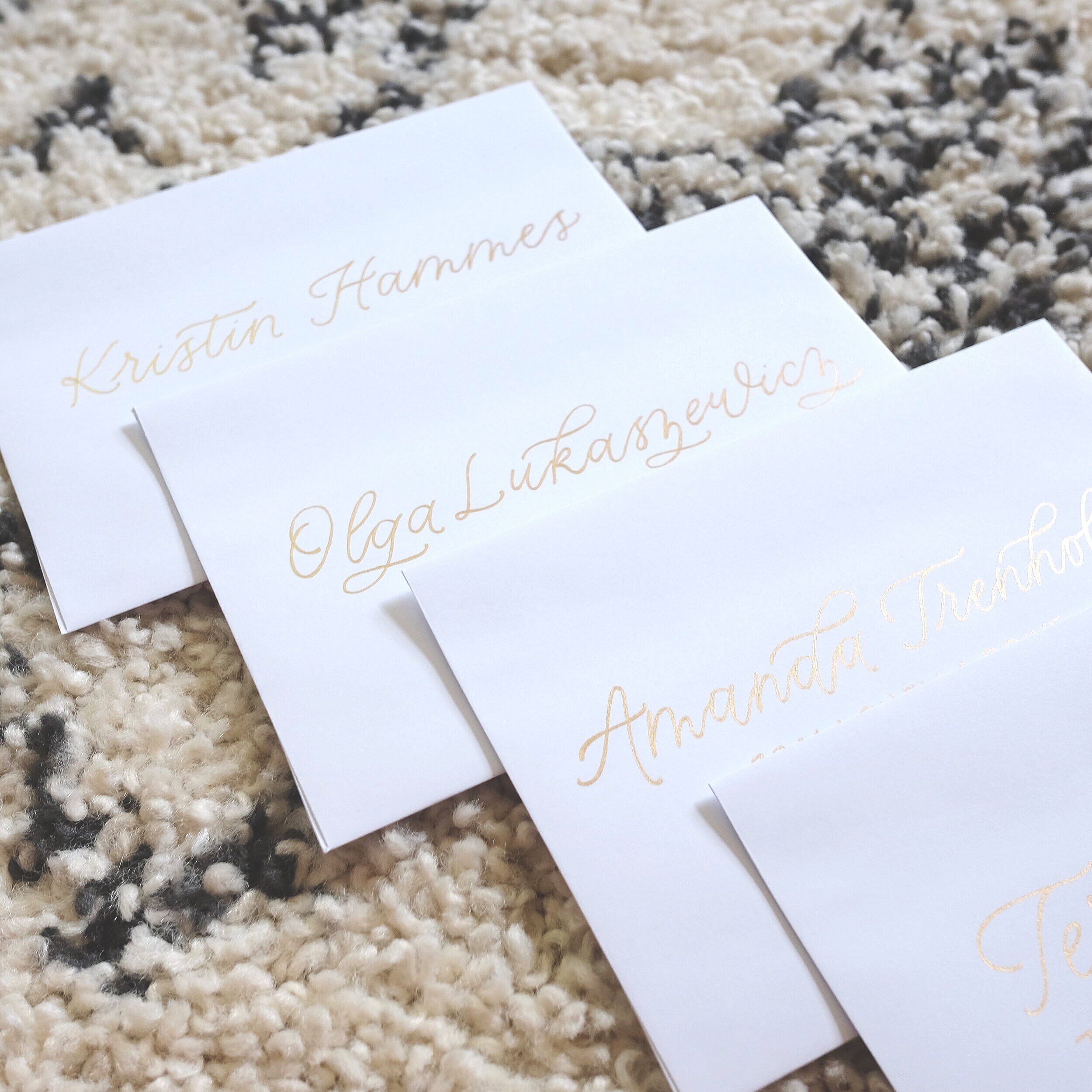 HAND LETTERED ENVELOPES