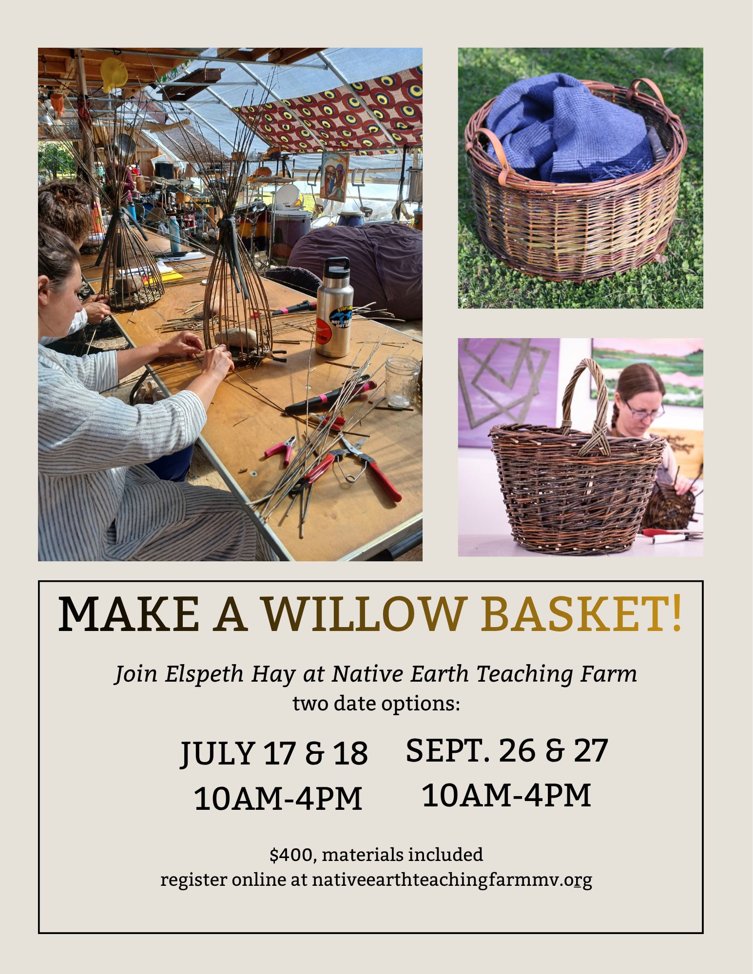 Learn to Weave a Willow Basket