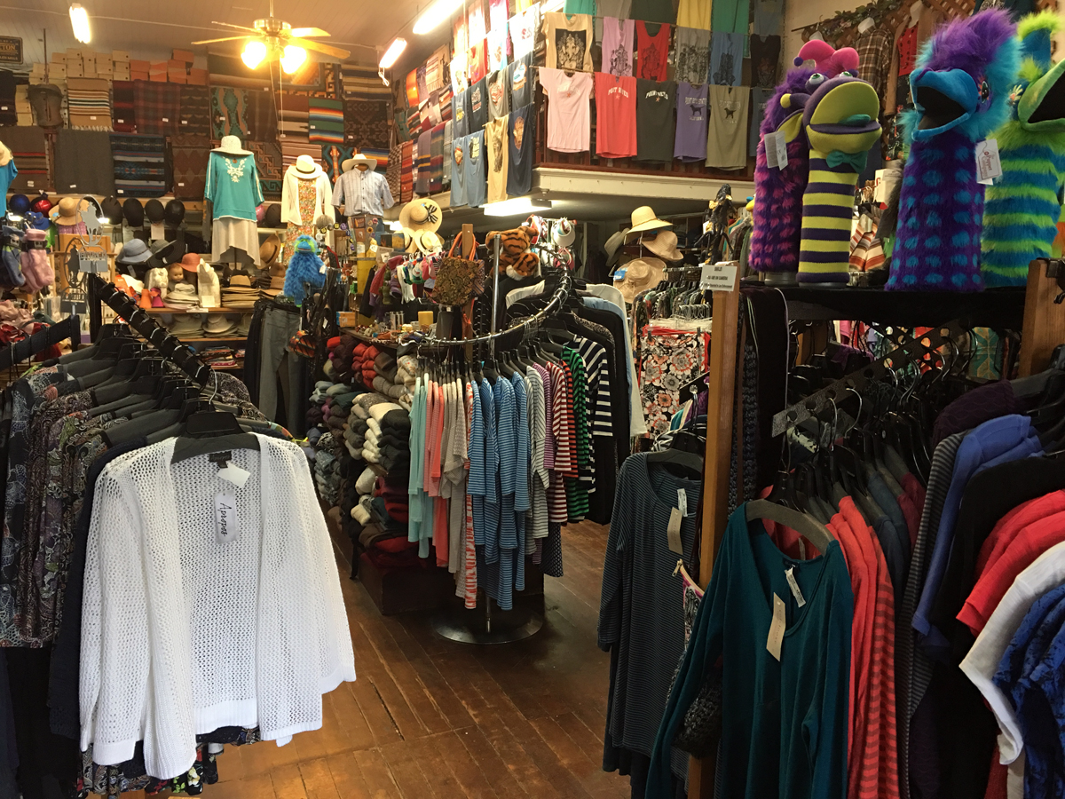 Cabaline Country Emporium Clothing Section