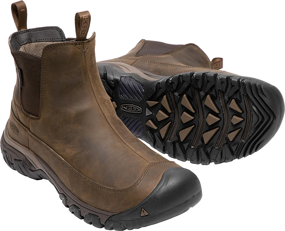 Keen Boots Men Anchorage Boot Waterproof in Dark Earth  display picture 1