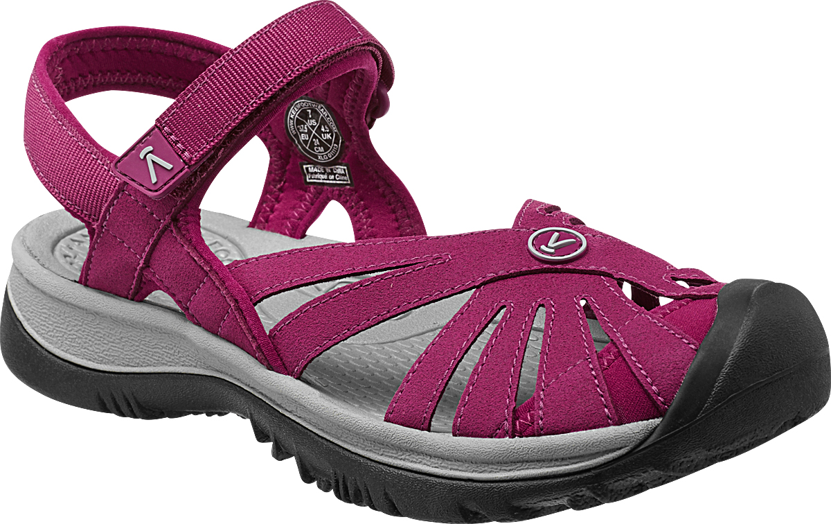 keen rose sandal dark purple