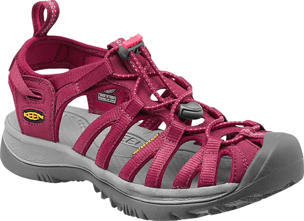 Keen Sandals Women Whisper in Beet Red-Honeysuckle Size — Cabaline