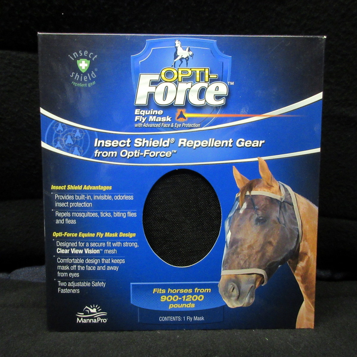 Manna Pro Opti-Force Equine Fly Masks