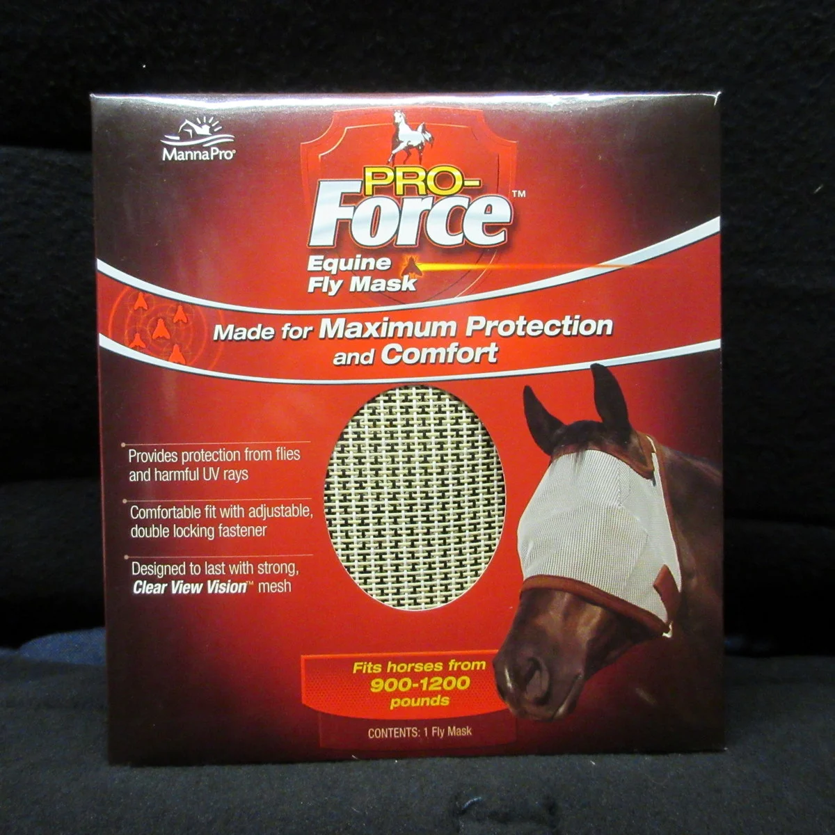 Manna Pro Pro-Force Equine Fly Mask