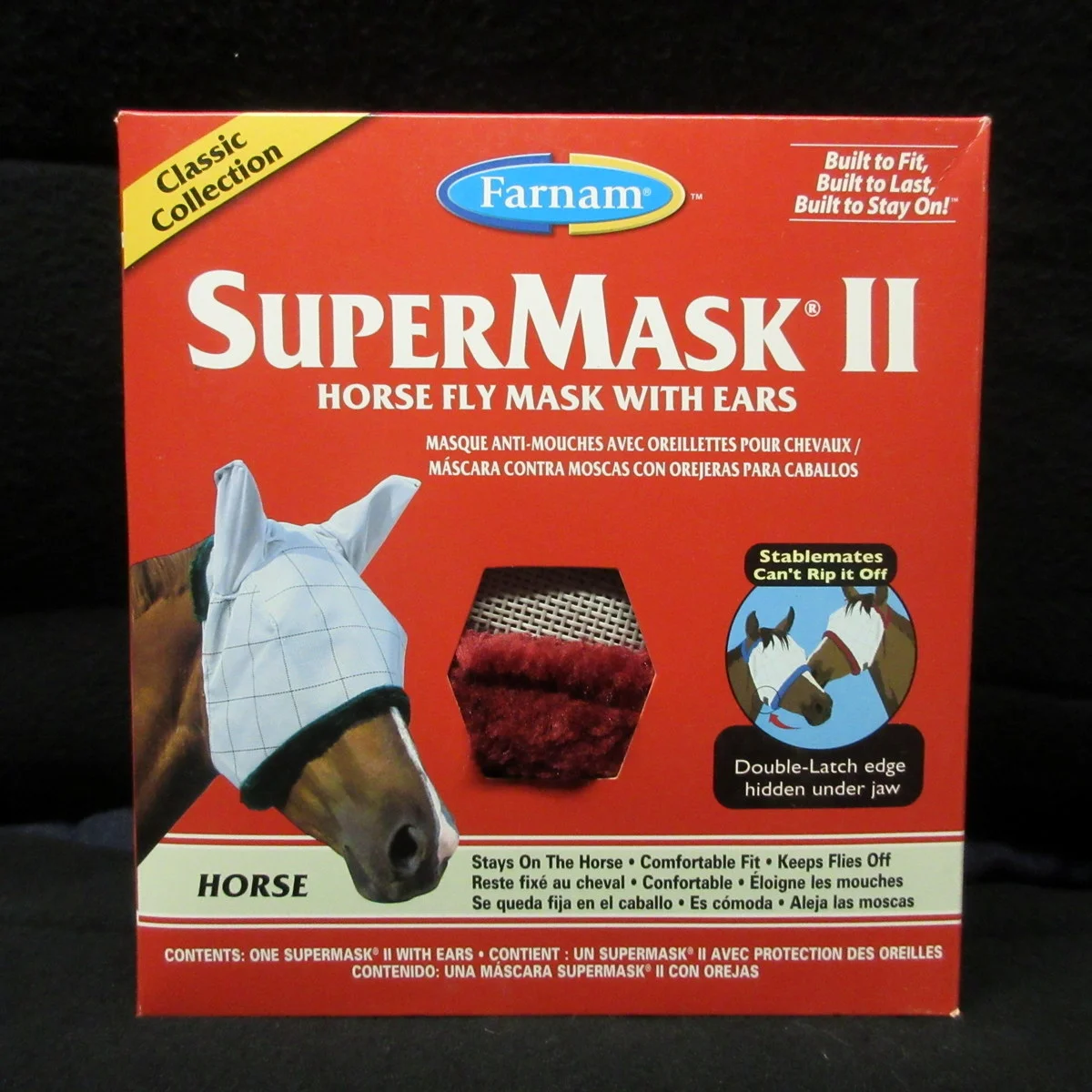 Farnam Super Mask II Equine Fly Mask with Ears