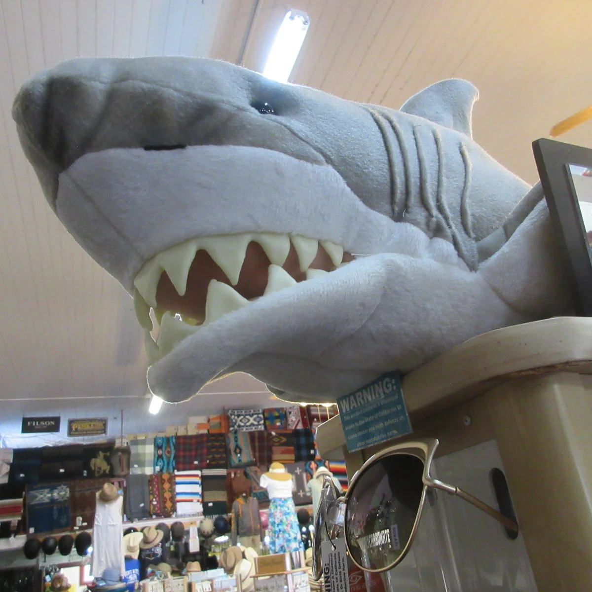 great white shark puppet