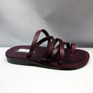 Jerusalem Sandals｜SLIPPERS (NO.30 ABIGAIL BROWN) Abigail | Brown Leather Toe Sandal
