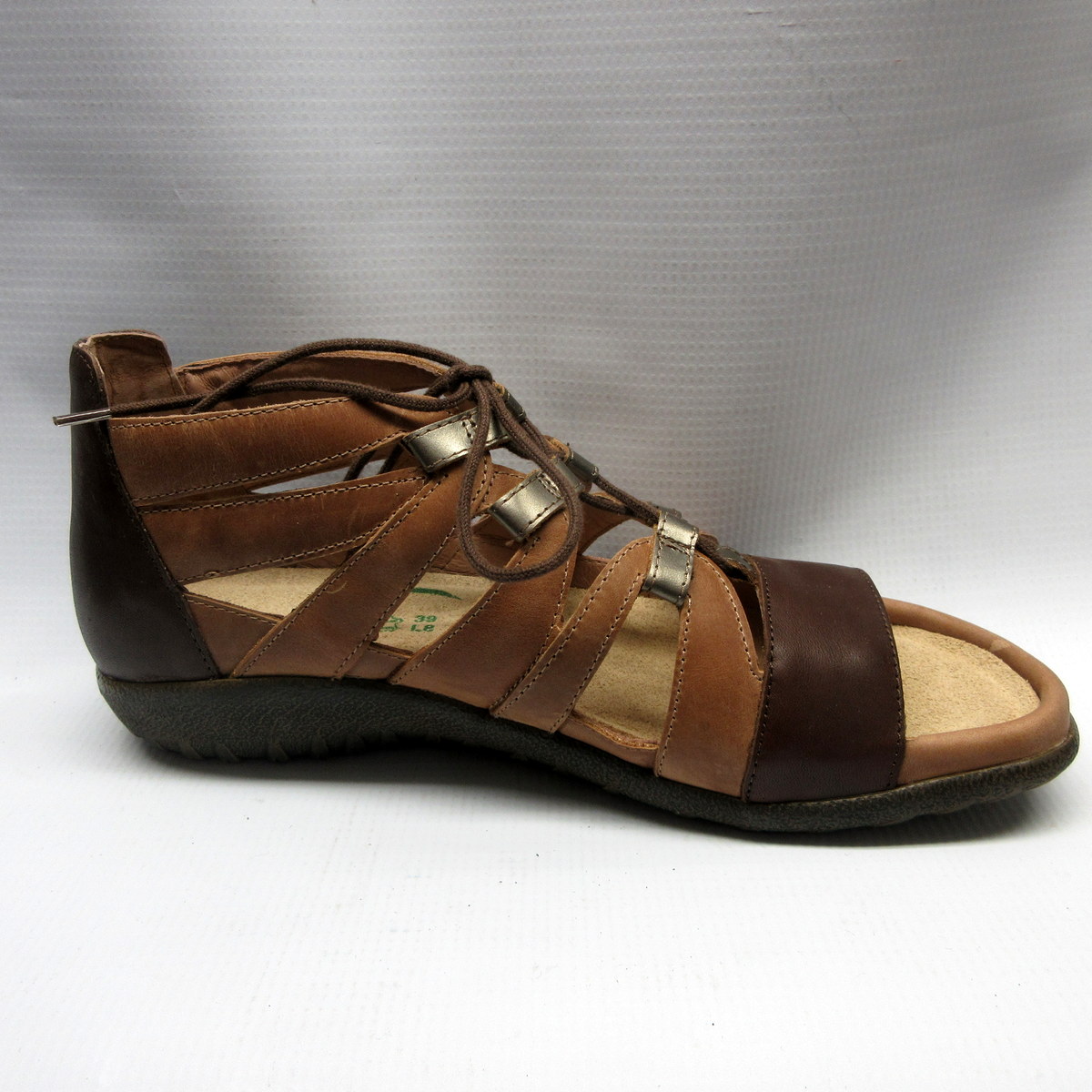 Naot Sandals Women Selo in Latte Brown Size 39