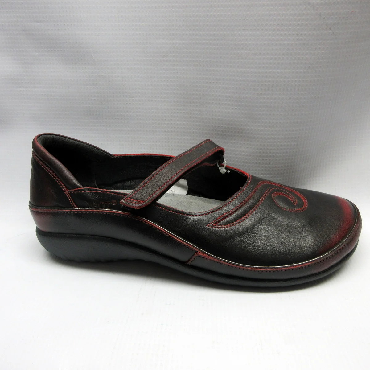 naot red shoes