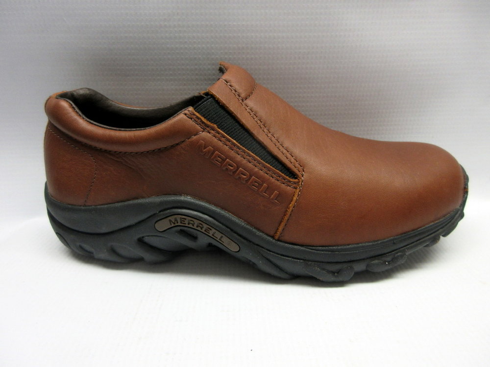Merrell Shoes Women Jungle Moc Leather Brown in Size 6.5 — Cabaline