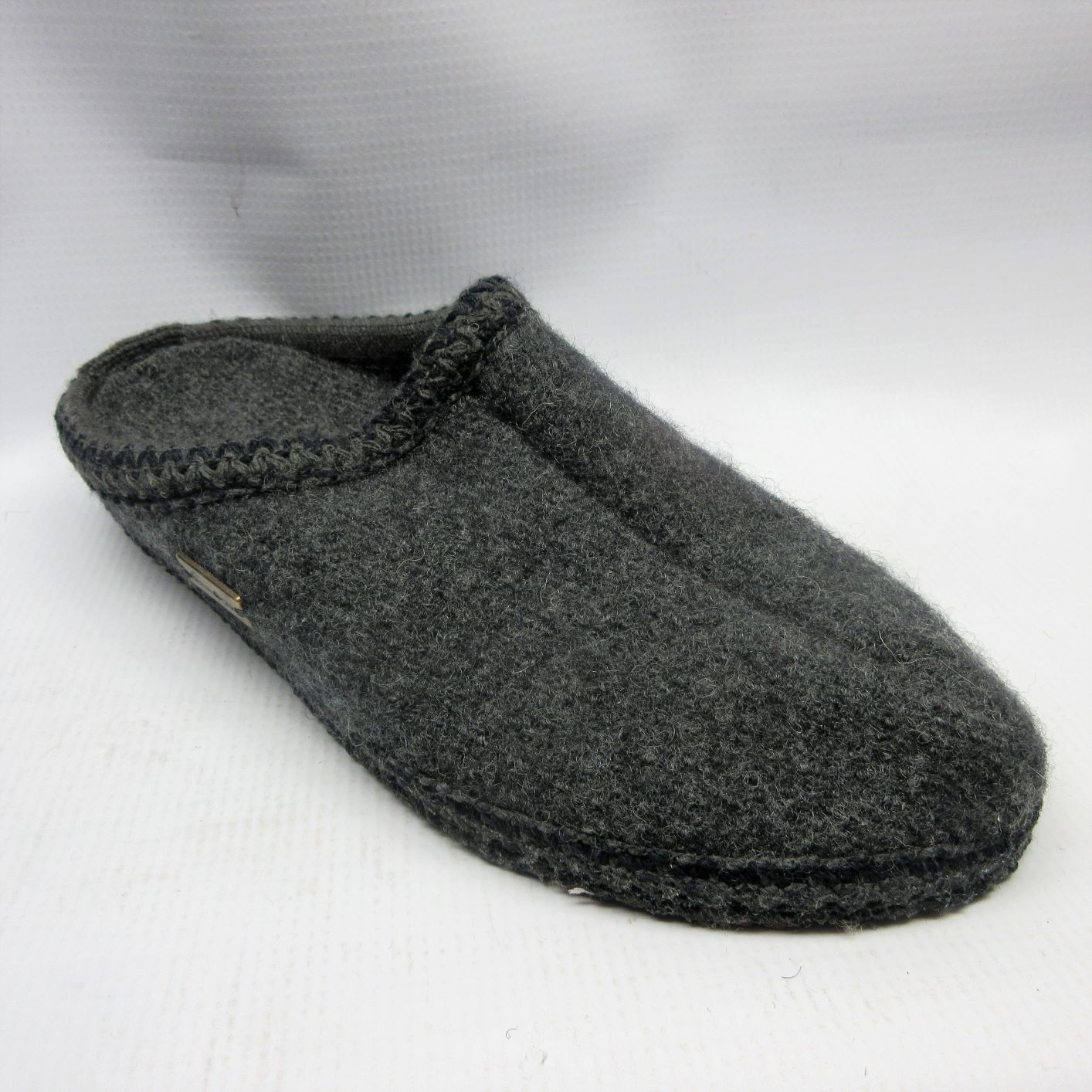 Haflinger Slippers Men and Women AS7 Wool in Grey