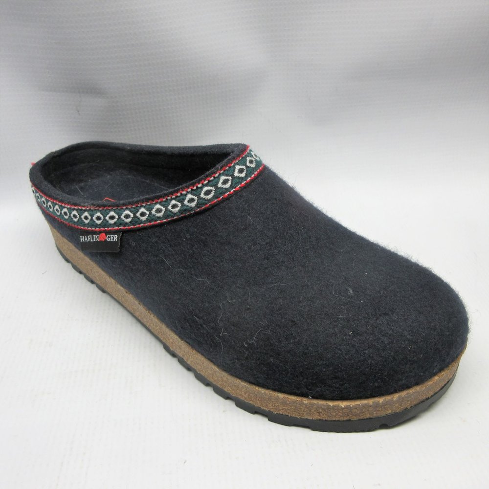 Haflinger and Women GZ10 Clog Wool in Navy Cabaline
