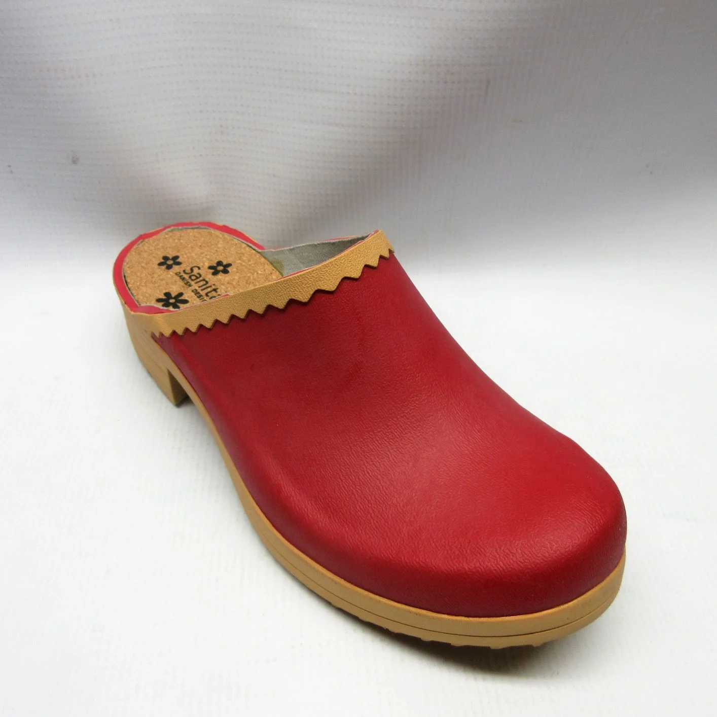 Sanita Shoes Women Raining Cats and Clogs in Bright Red