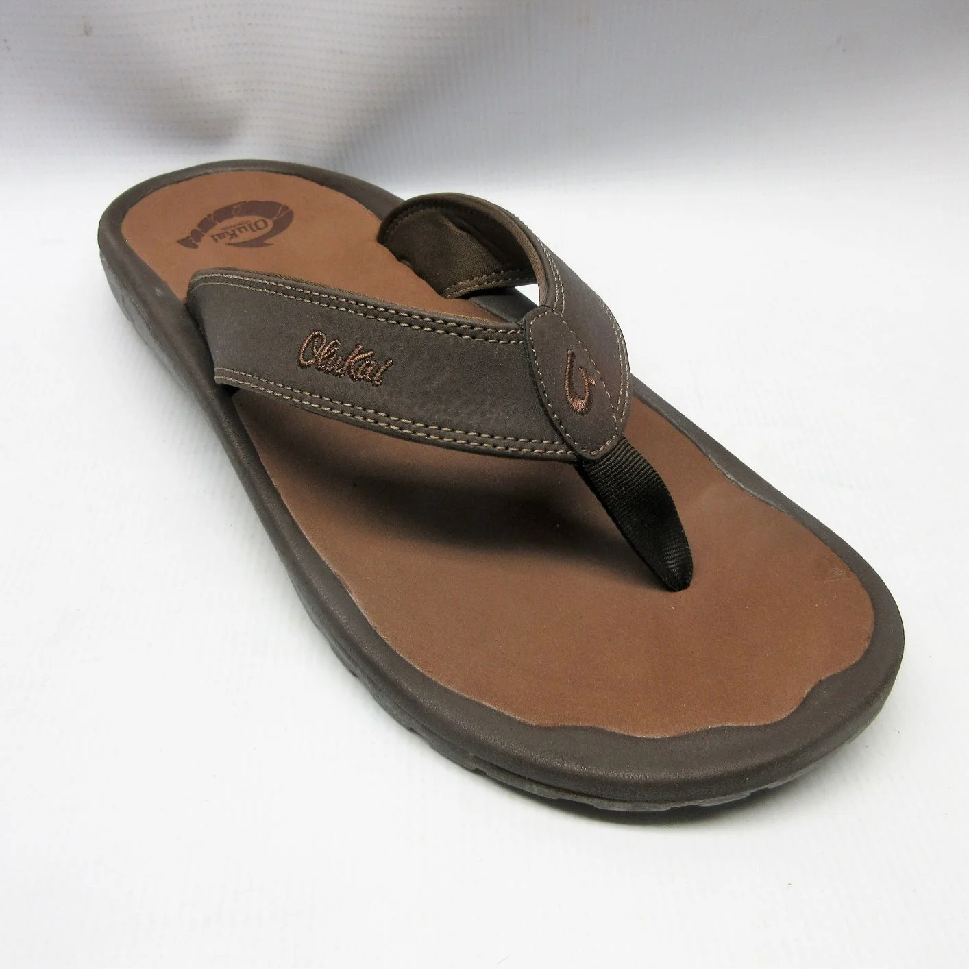 Okukai’ Ohana Dark Brown Men\'s Sandals Flip Flops Sz 10 Men main image 3