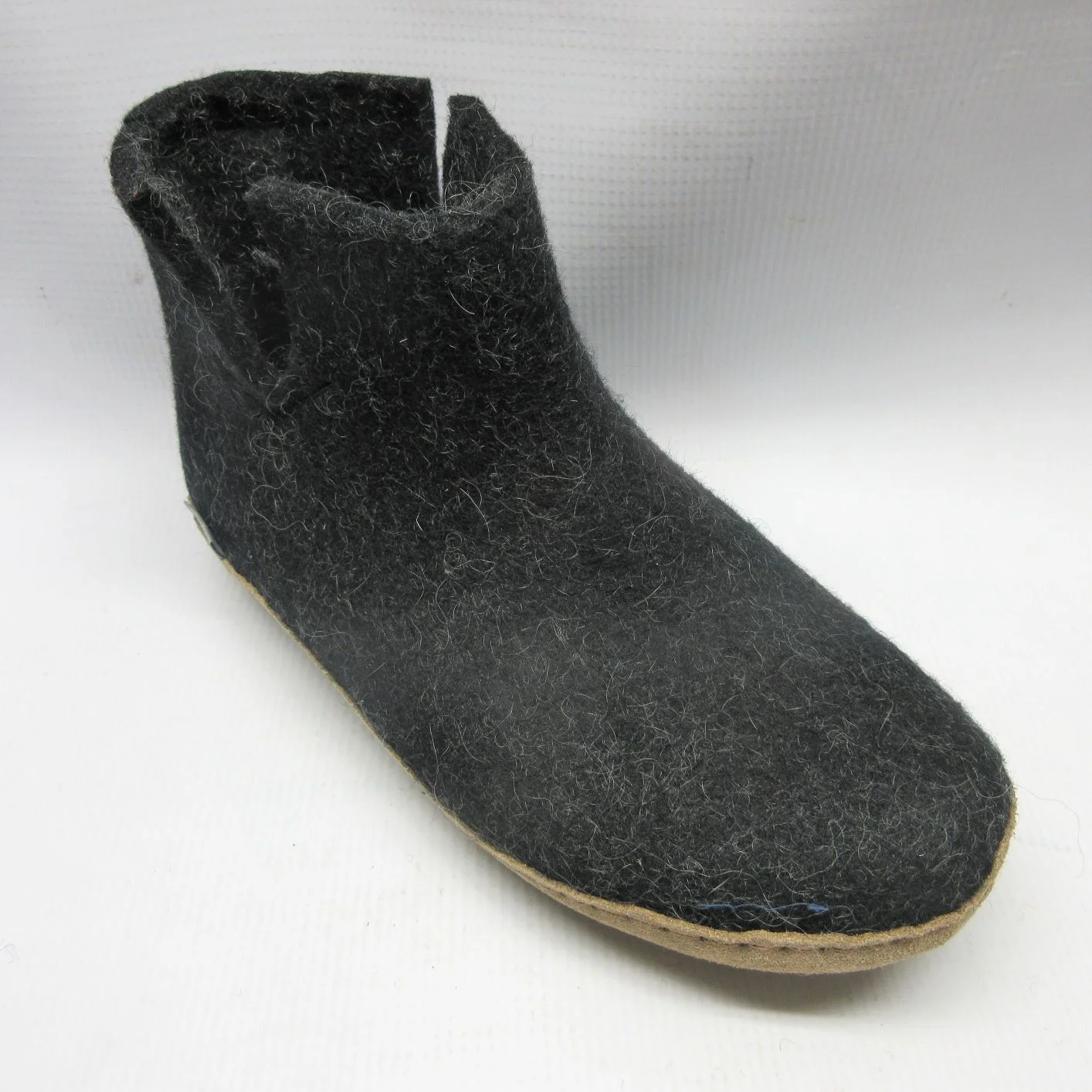 Glerups Boots Men and Women G Wool Felt Low in Charcoal