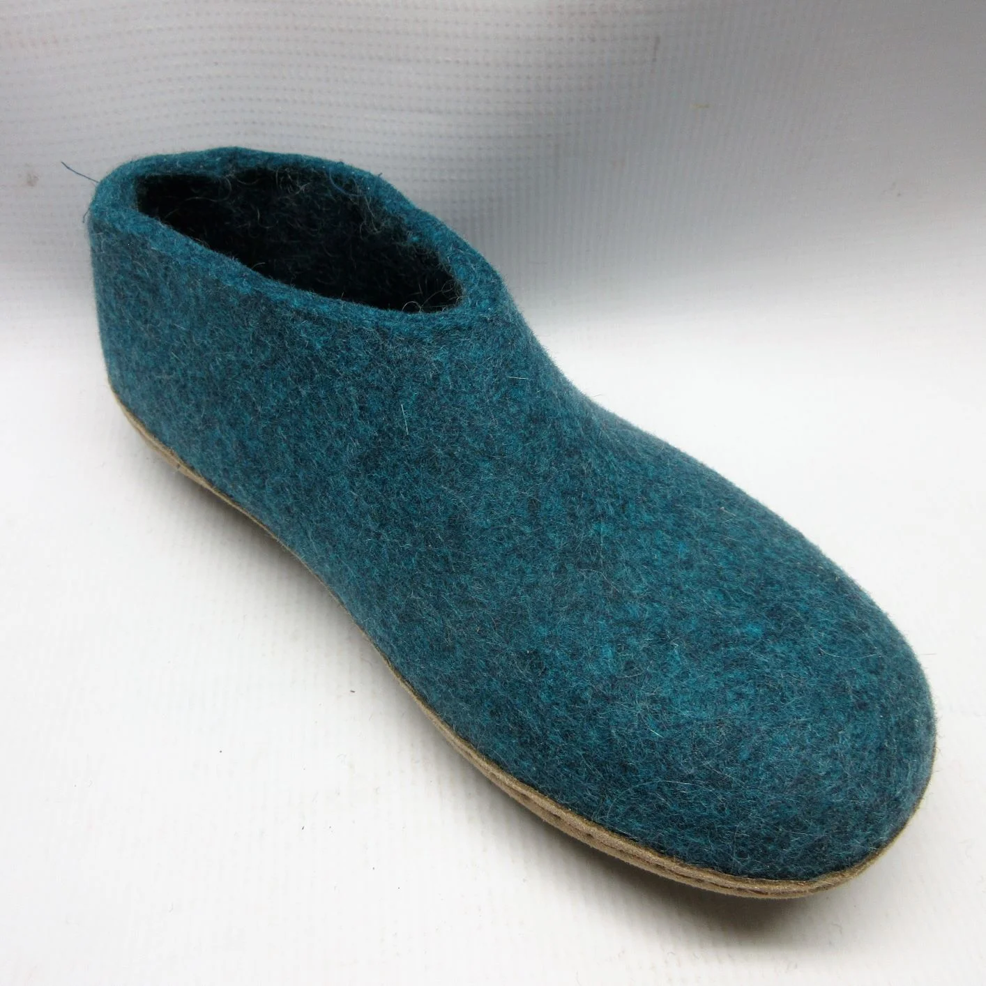 Glerups Shoes Men and Women A Wool Felt in Petrol