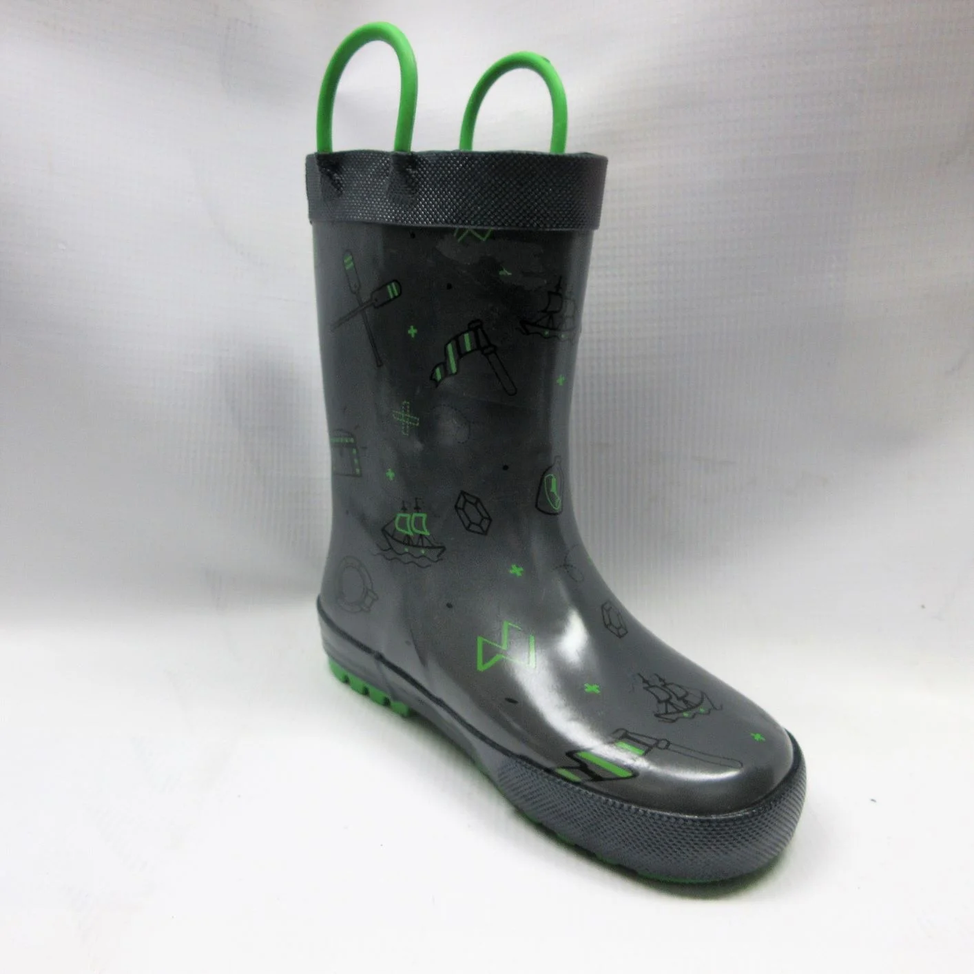 Kamik Boots Children Rubber Rain in Grey Kid Size 11