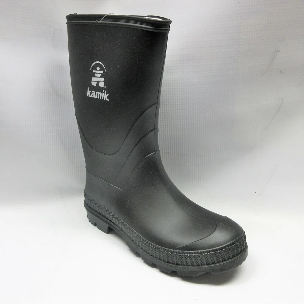 Kamik STOMP Kids Rain Boots - Unisex Children's Waterproof Rubber Boots Made In Canada