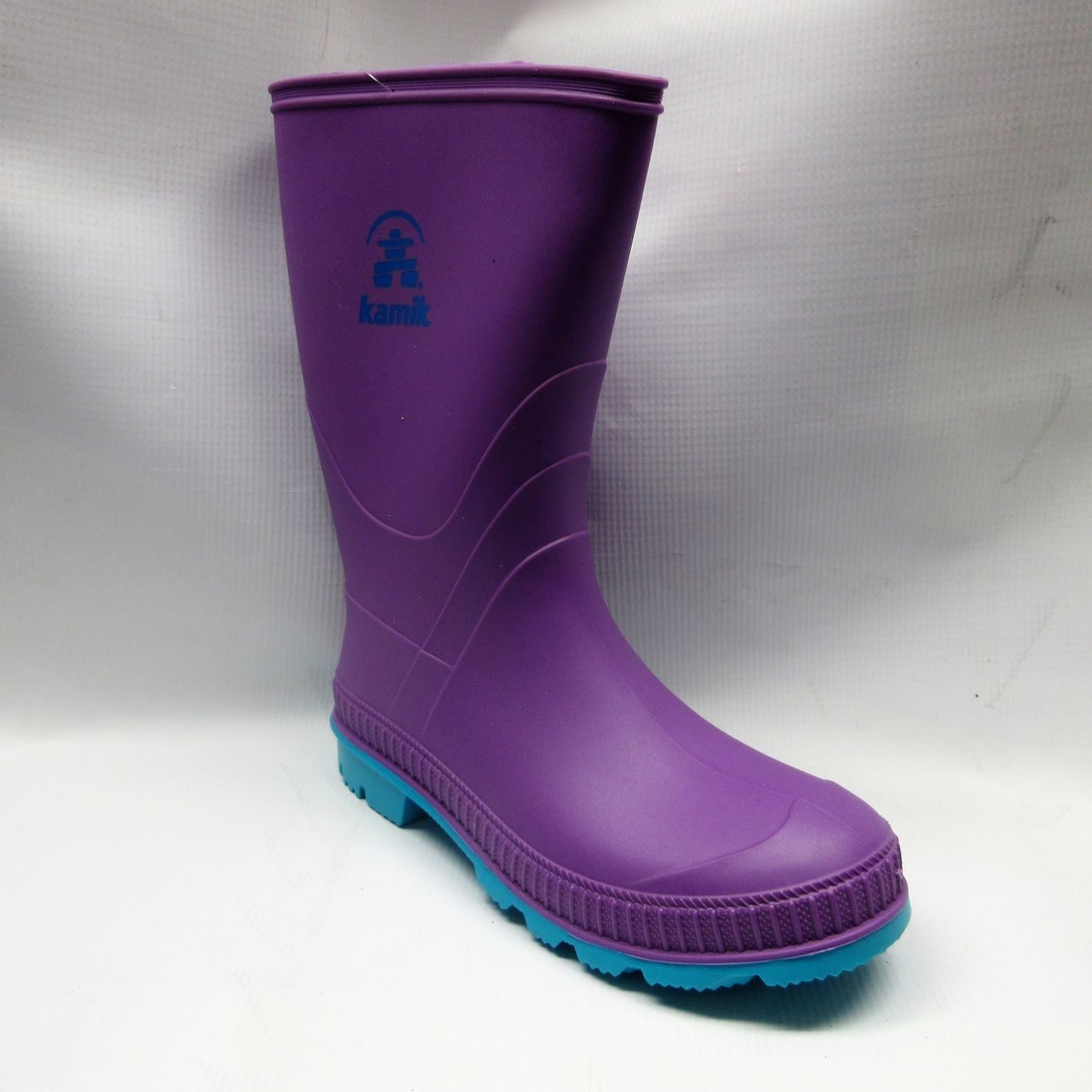 Kamik Boots Children Stomp Rubber Rain in Dewberry