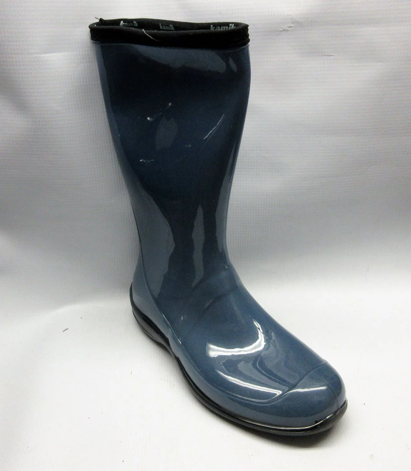 Kamik Boots Women Heidi Rubber Rain in Jeans Size 8