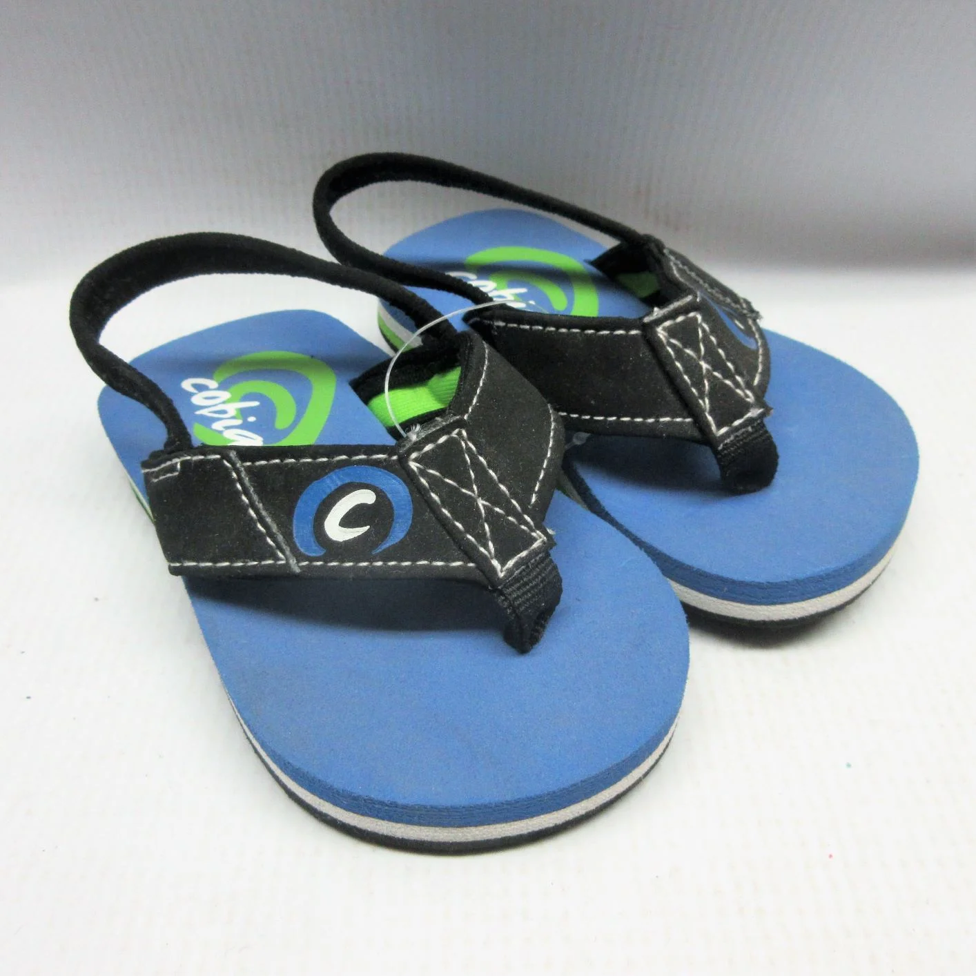 Cobian Sandals Children Floatie Flip Flops in Blue Kid Size 3 to 4