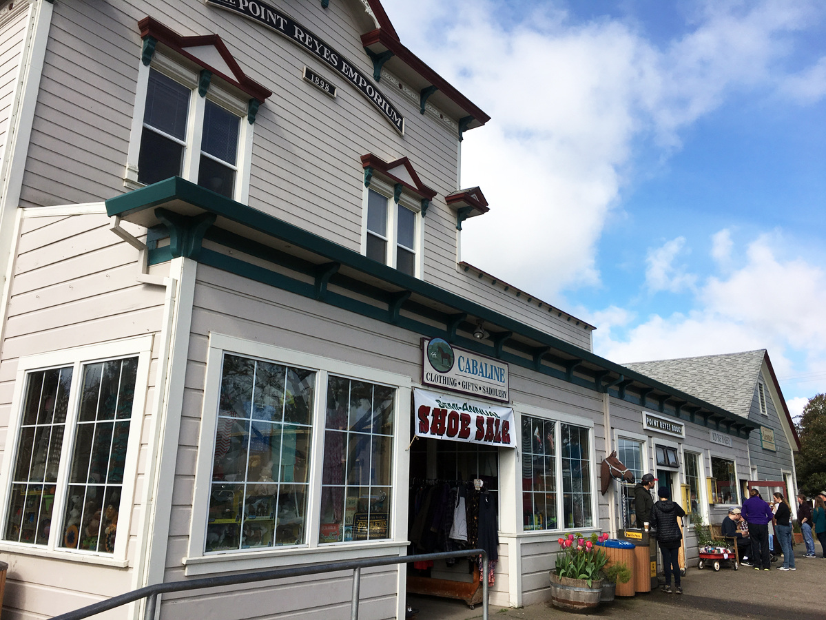 View of Cabaline Country Emporium from Highway 1, Point Reyes