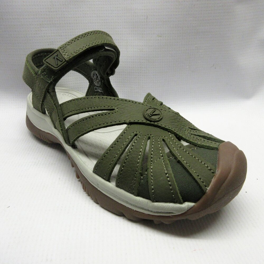 Keen Sandals Women Rose Leather in Forest — Cabaline