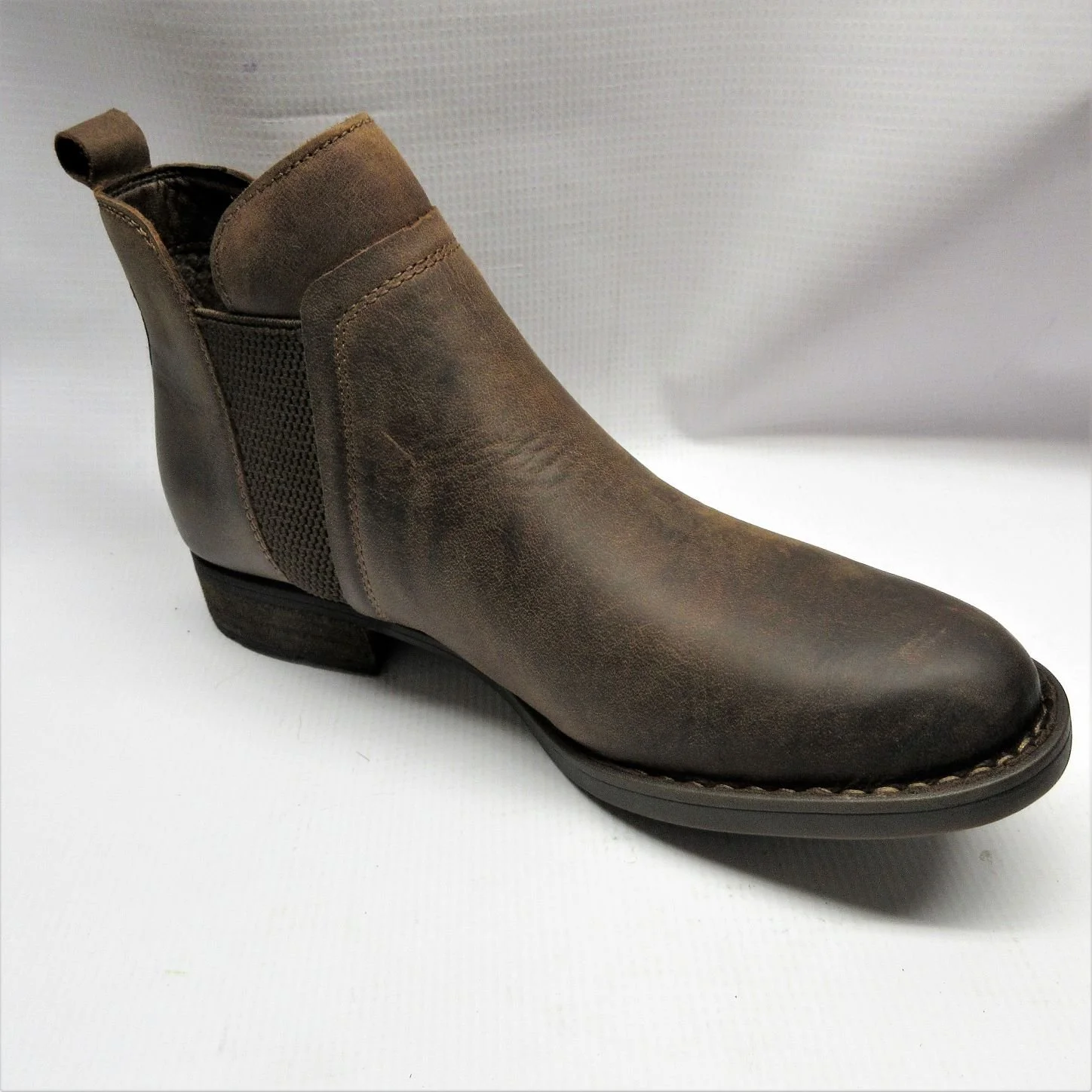 low heel born booties