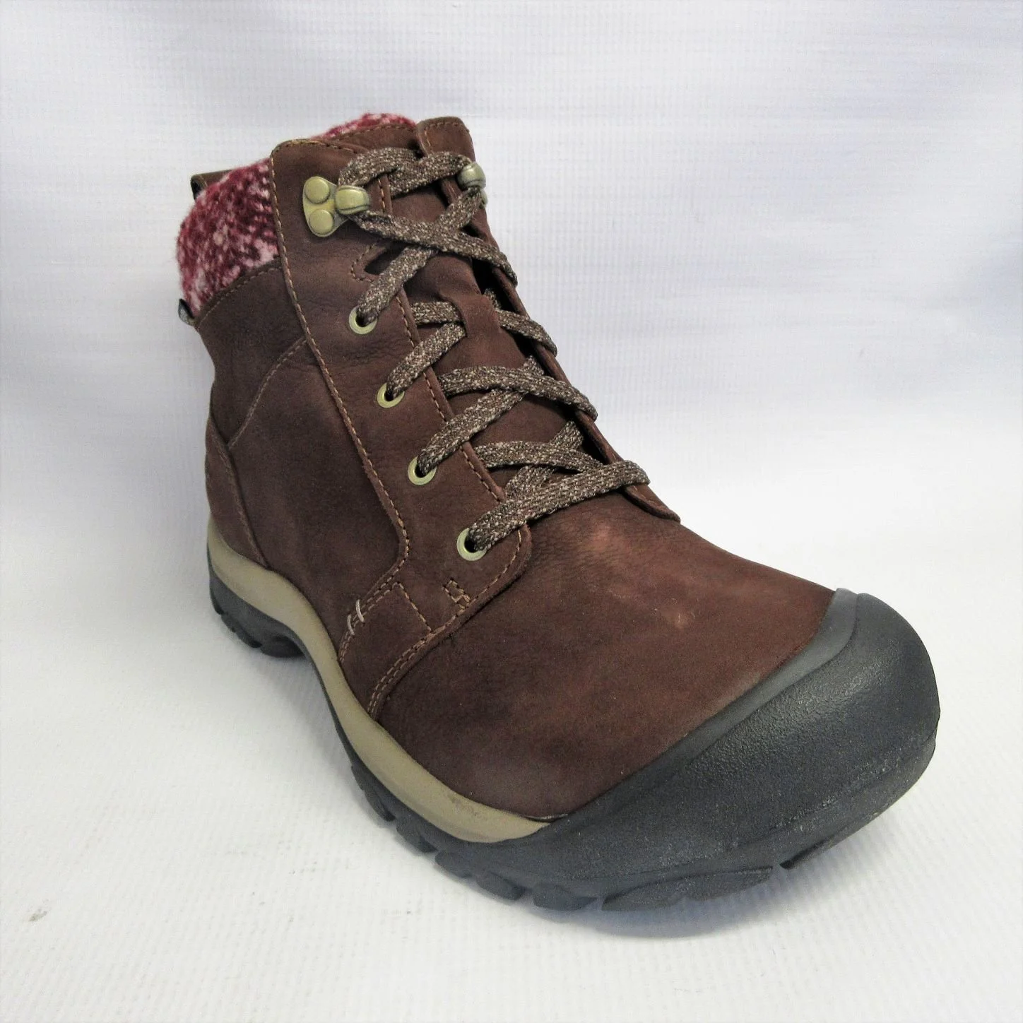 Keen Boots Women Kaci Winter Mid Waterproof in Chestnut Size 9.5