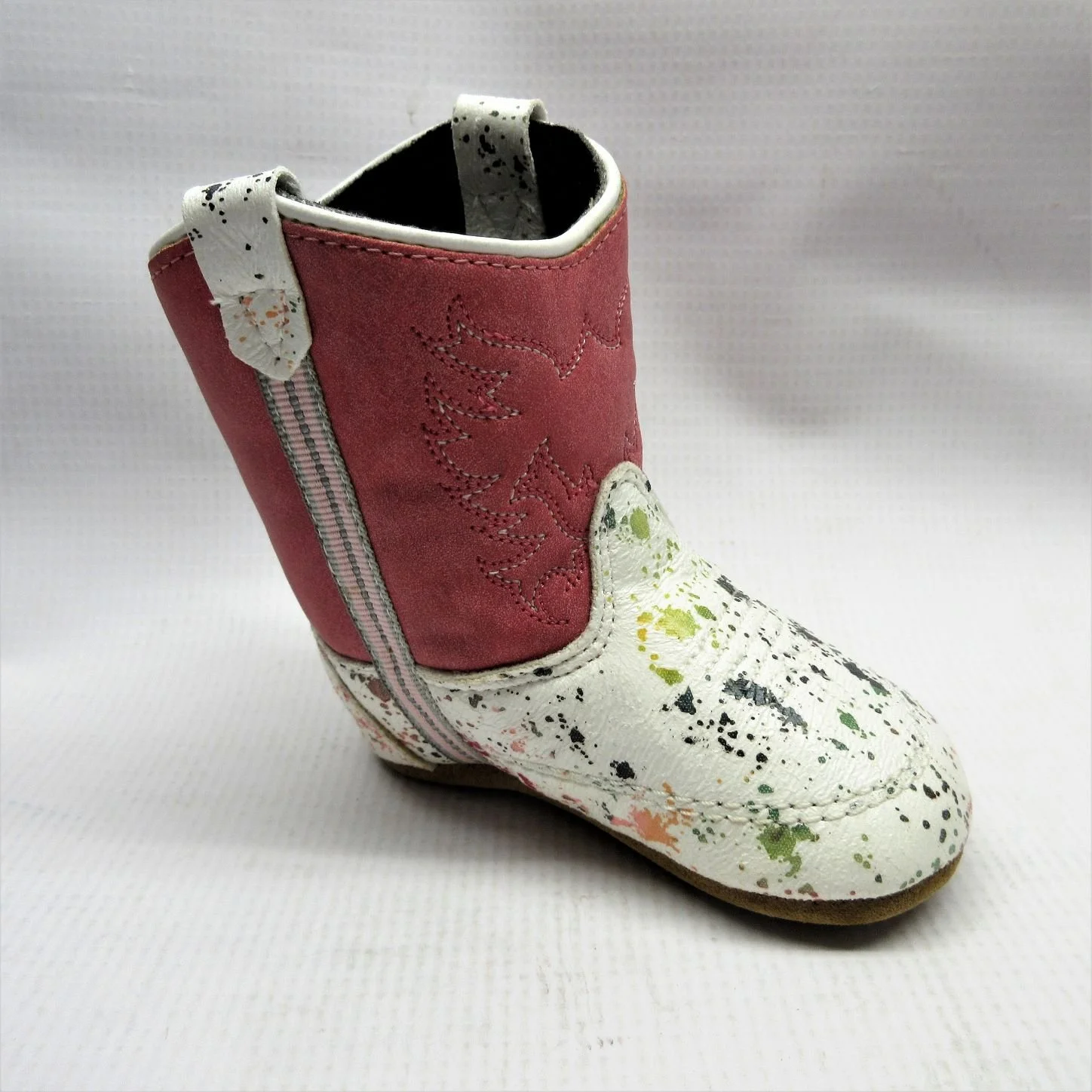 Old West Boots Children 10122 Baby Cowboy Splatter.JPG