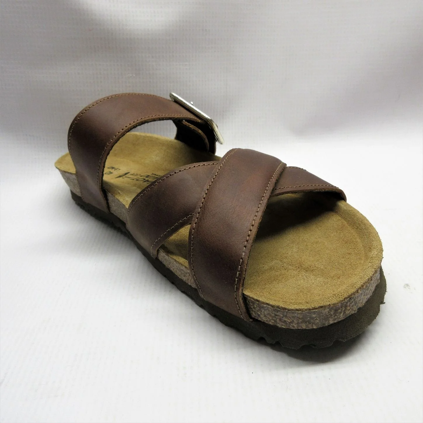 Naot Sandals Women Chicago in Saddle.JPG