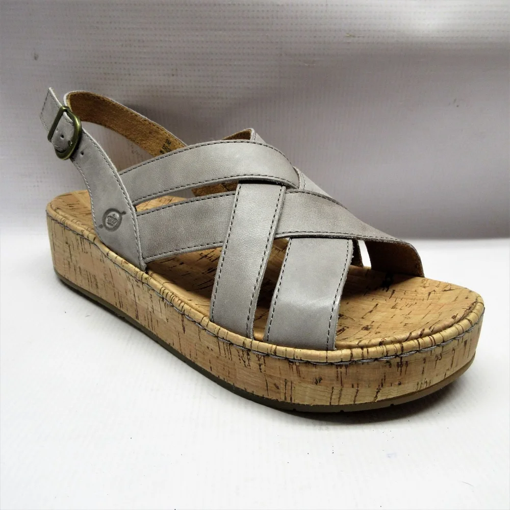 Born Sandals Women Shona in Grey — Cabaline