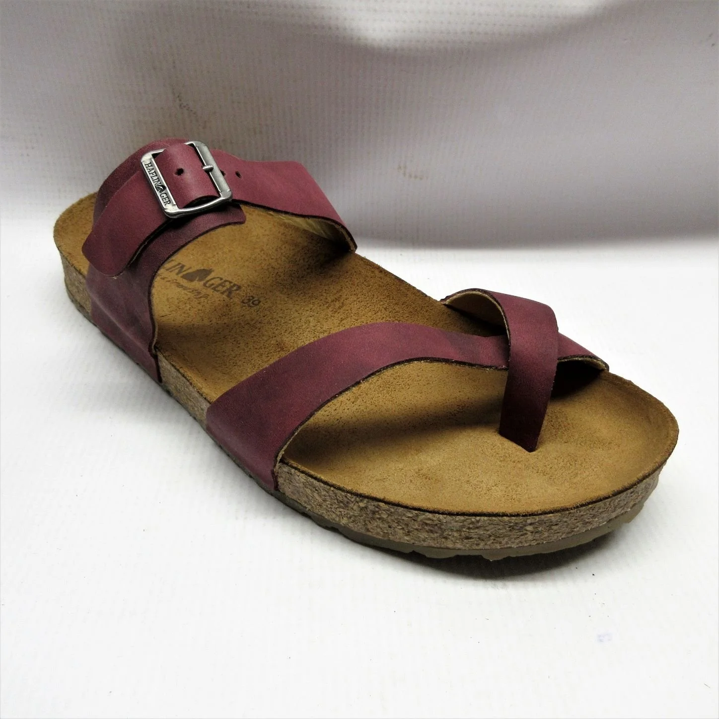 Haflinger Sandals Women Juno in Burdeos.JPG