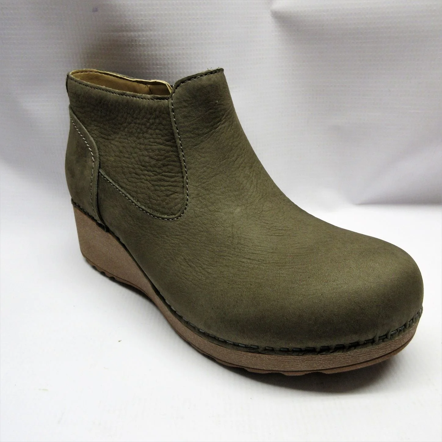 Dansko Boots Women Charlene in Taupe.JPG
