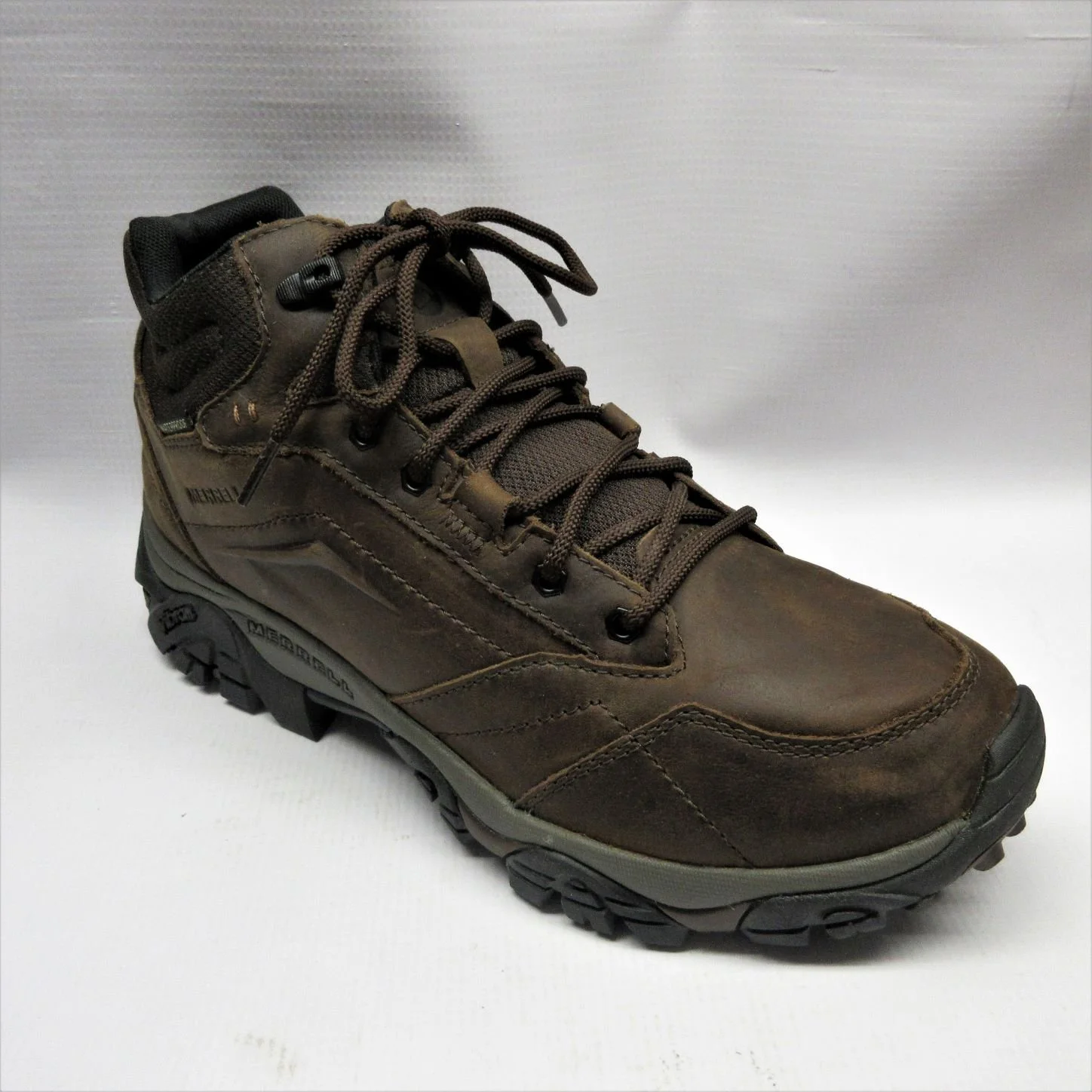 Merrell Boots Men Moab Adventure Mid Waterproof in Dark Earth.JPG