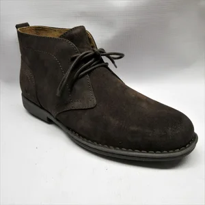 Bottines Born Nigel Chukka Pour Homme - Cuir Marron Taille 11M - Lacets, Style Ankle Boot
