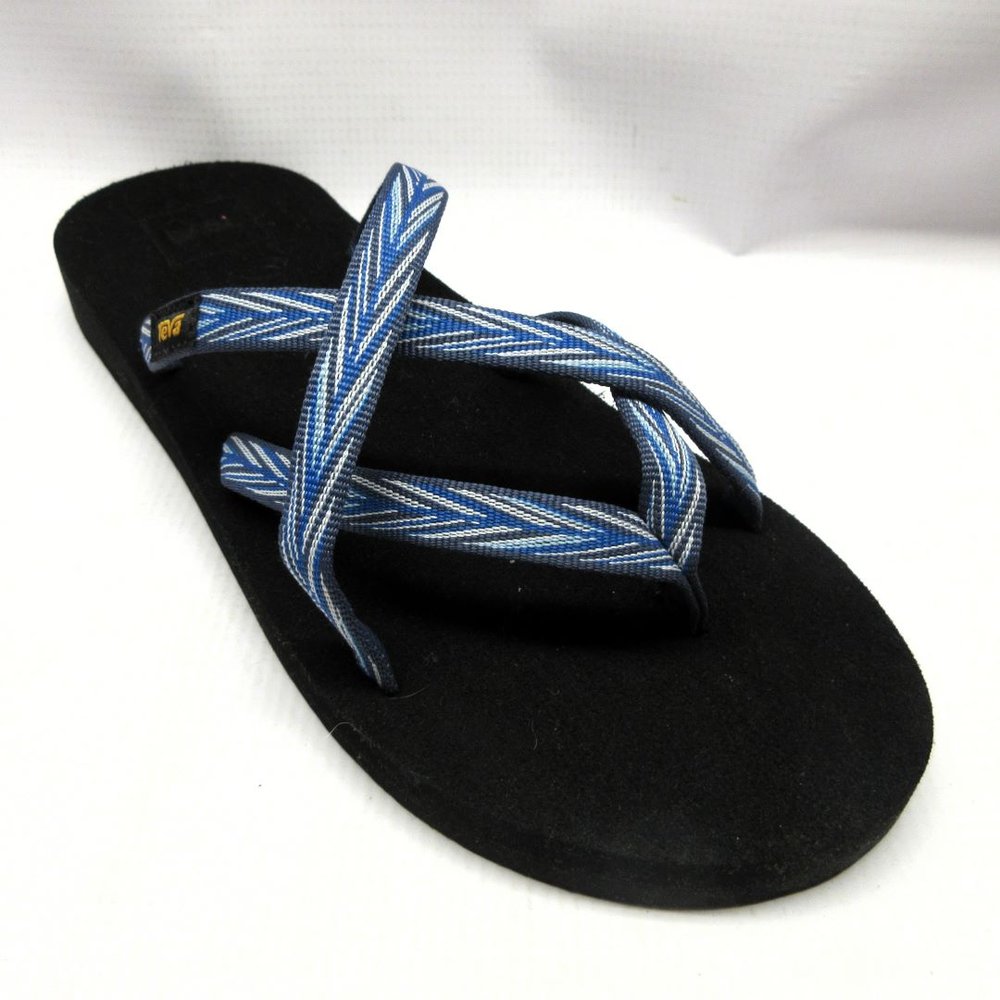 Teva Sandals Women Olowahu in P Indigo Size 8 — Cabaline