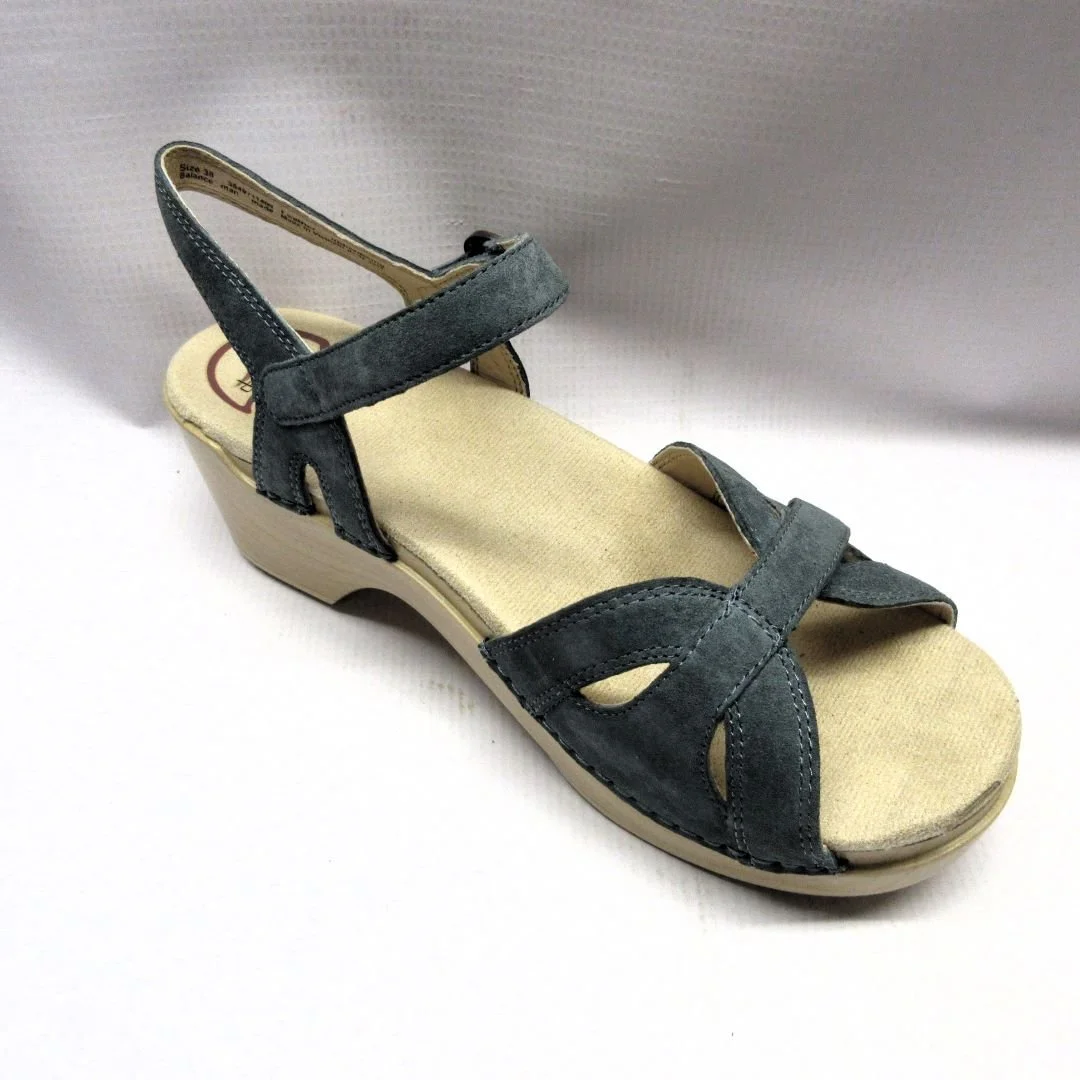 Dansko Sandals Women Season in Denim.JPG