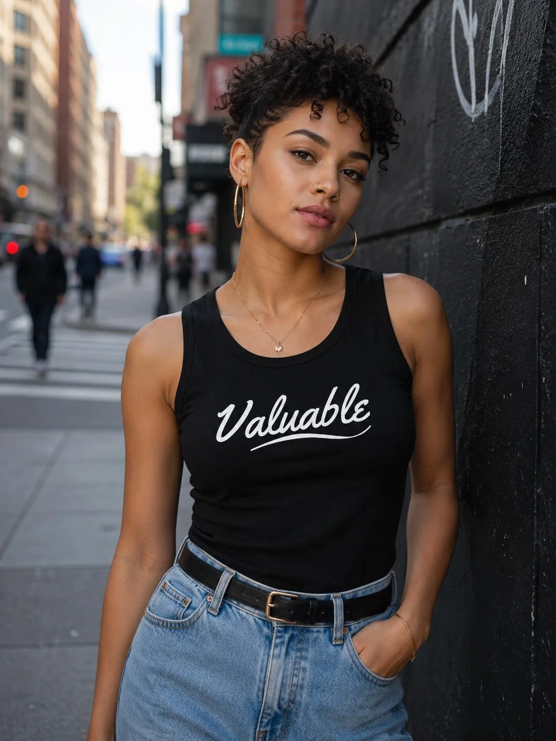 REAFFIRM TANK TOP - BLACK