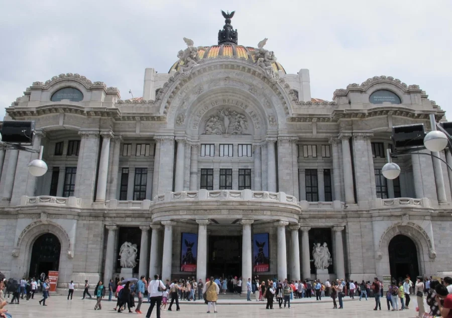 The Palacio de Bellas Artes in the Centro Historico