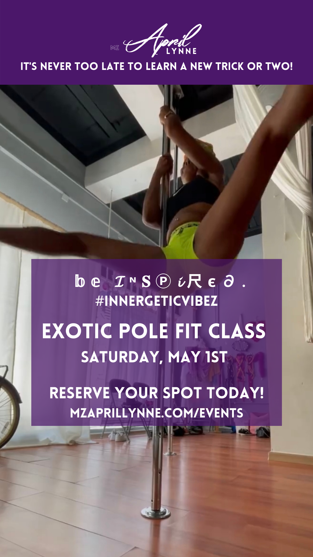 EXOTIC POLE FIT | #INNERGETICVIBEZ