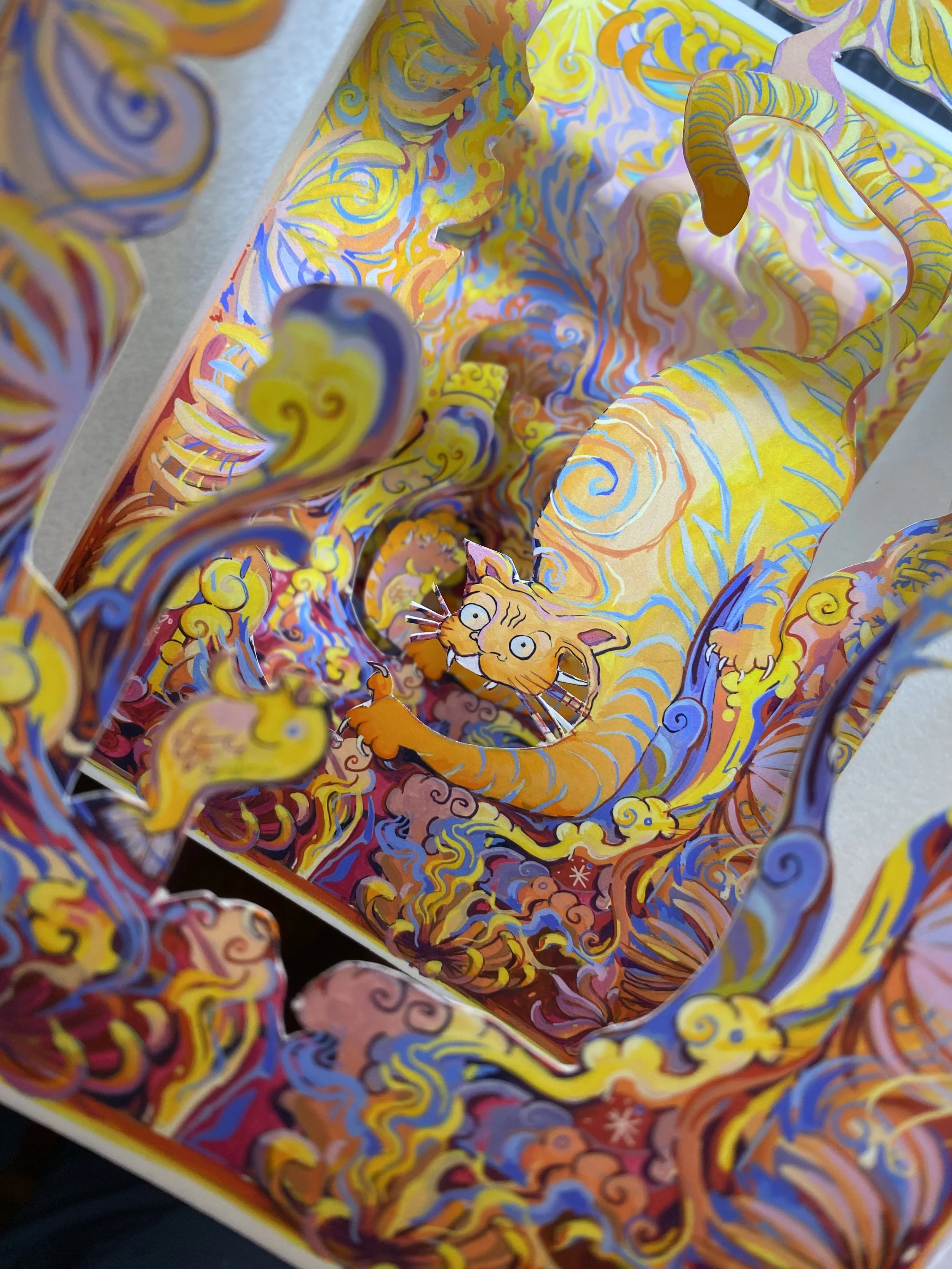 Water Tiger Artist Book Close up