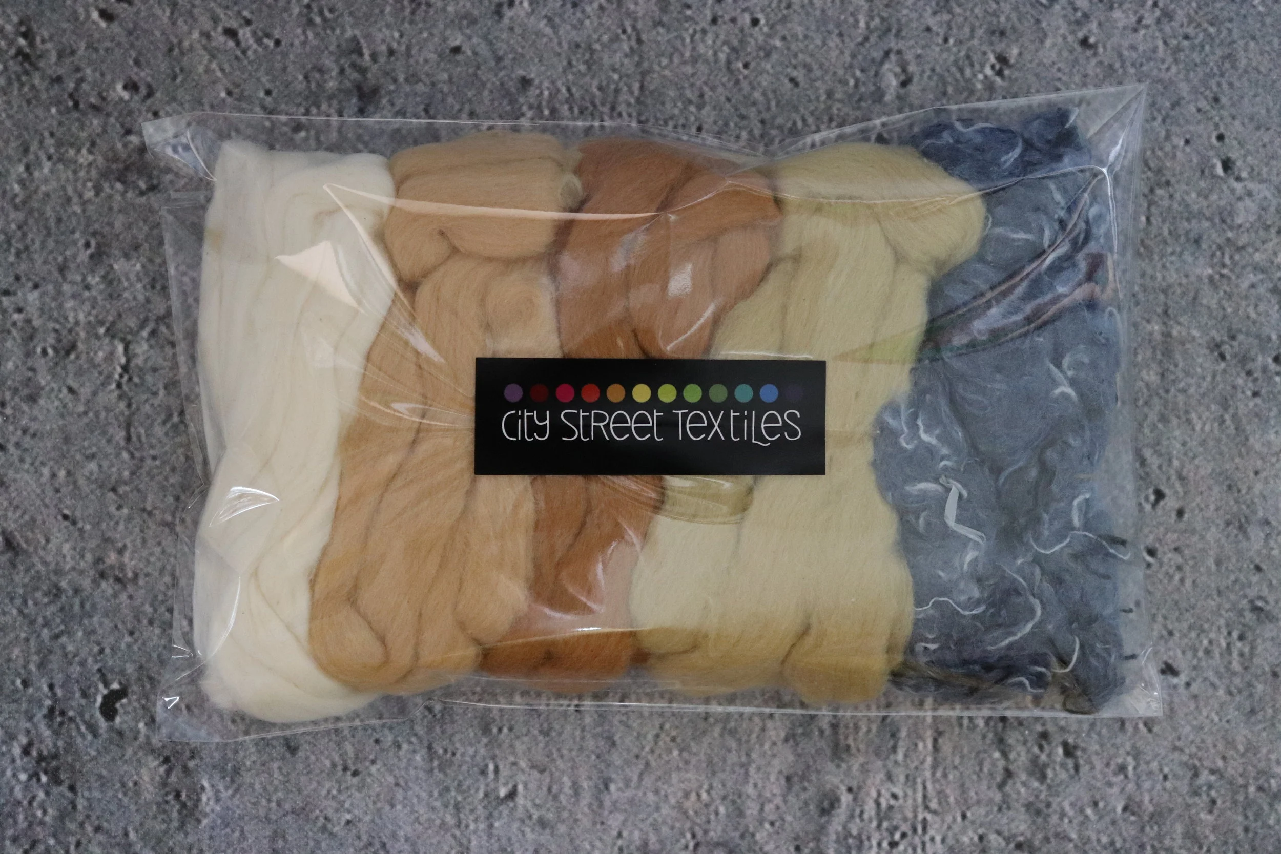 Blue Jean and Nature Colored Cotton