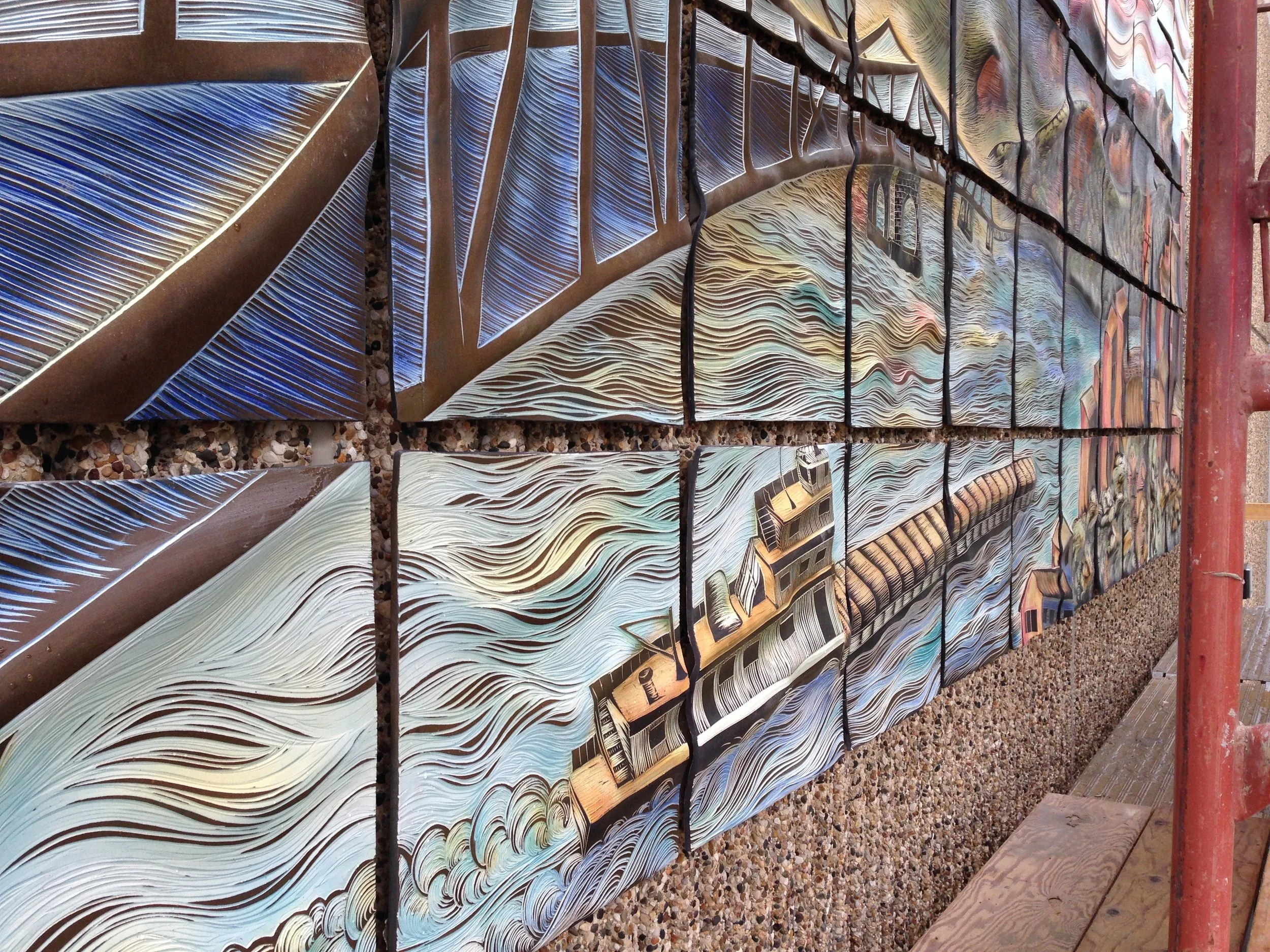 Lacrosse Wisconson Bridge Mural Detail Boat.jpg